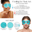 Migraine Relief 5pc Set (Incl. Headache Cap, Pressure Point Clip, Cooling Eye Masks, Neck Ice Pack Wrap) for Tension, Headaches, Stress, Hangover, Fatigue, Relaxation Self Care Gifts for Women & Men