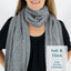 Knit Scarf with Pockets