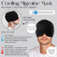 Migraine Relief 5pc Set (Incl. Headache Cap, Pressure Point Clip, Cooling Eye Masks, Neck Ice Pack Wrap) for Tension, Headaches, Stress, Hangover, Fatigue, Relaxation Self Care Gifts for Women & Men